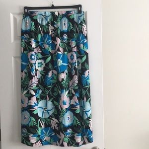 Loft Floral Maxi-Skirt
